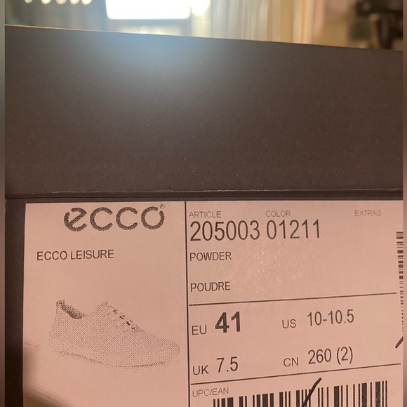 Ecco Beige Women's Sneakers - Picture 7 of 7